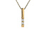 Goldanhänger mit Diamant 18 kt