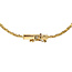 Gold choker with diamond 42 cm 18 karat