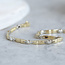 Gouden armband met diamant 18 karaat
