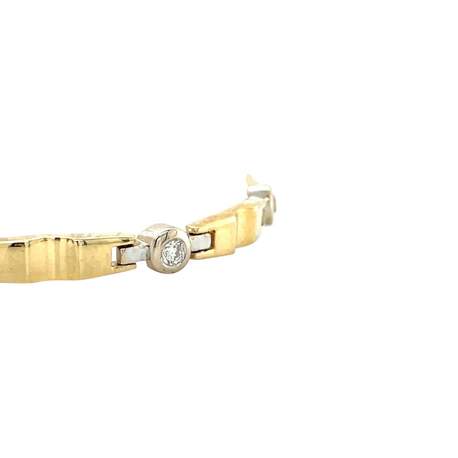 Gouden armband met diamant 18 karaat