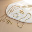 Goldener Glaube, Hoffnung und Liebe Anhänger 14 kt
