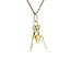 Goldener Glaube, Hoffnung und Liebe Anhänger 14 kt
