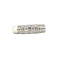 Bicolour gold ring with diamond 14 kt