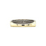 Bicolour gold ring with diamond 14 kt