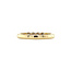Gold row ring with diamond 14 kt