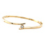 Gouden bangle met diamant 14 krt