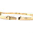 Gouden bangle met diamant 14 krt