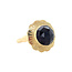 Gouden ring met granaat 14 karaat