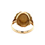 Gouden ring met granaat 14 karaat
