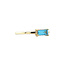 Solitair ring met topaas 9 krt