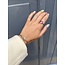 Witgouden armband met parel en diamant 17.5 cm 14 krt