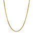 Goldene Länge Halskette Venezianisch 61 cm 14 Karat