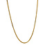 Goldene Länge Halskette Venezianisch 61 cm 14 Karat