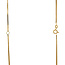 Goldene Länge Halskette Venezianisch 61 cm 14 Karat