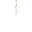 Gouden hart hanger met zirkonia 14 karaat