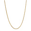 Gouden slang collier 45 cm 14 karaat