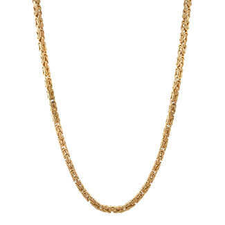Goldene Königskette 64,5 cm 14 Karat