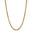 Goldene Königskette 64,5 cm 14 Karat
