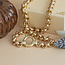 Gold Jasseron Halskette 45 cm 14 Karat