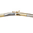 Goldener Choker Bicolor 45 cm 14 Karat