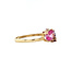 Goldring mit Granat, Topas und Amethyst 14 kt*neu
