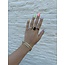 Goldring mit Granat, Topas und Amethyst 14 kt*neu