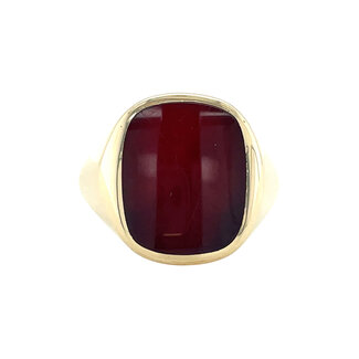Gold-Siegelring mit Karneol 14 kt