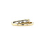 Gold ring with zirconia 14 kt