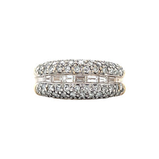 Gouden ring met diamant 14 krt
