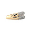 Golden ring with diamond 14 kt