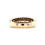 Golden ring with diamond 14 kt