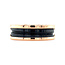 Rosegouden Bvlgari ring B.zero1 keramiek 18 karaat