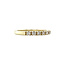 Goldener Memoire-Ring mit 14 Karat Diamant