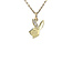 Gouden haas hanger 14 karaat