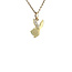 Gouden haas hanger 14 karaat