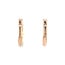 Tricolour gold earrings 14 karat