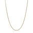 Gouden lengtecollier gourmet 38 cm 14 karaat