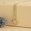 Gouden lengtecollier gourmet 38 cm 14 karaat