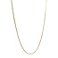 Gouden lengtecollier gourmet 38 cm 14 karaat
