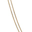 Gold length necklace gourmet 38 cm 14 karat