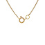 Gold length necklace gourmet 38 cm 14 karat