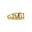 Gouden olifanten ring 14 karaat