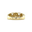 Gouden olifanten ring 14 karaat