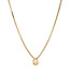 Gold necklace with pendant 42.5 cm 14 carat