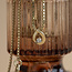 Gold necklace with pendant 42.5 cm 14 carat