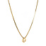 Gold necklace with pendant 42.5 cm 14 carat