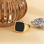 Gold signet ring with onyx 14 carat