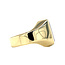Gold signet ring with onyx 14 carat