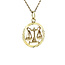Gouden hanger weegschaal 14 karaat