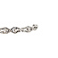Witgouden armband met diamant 16.5 cm 14 karaat